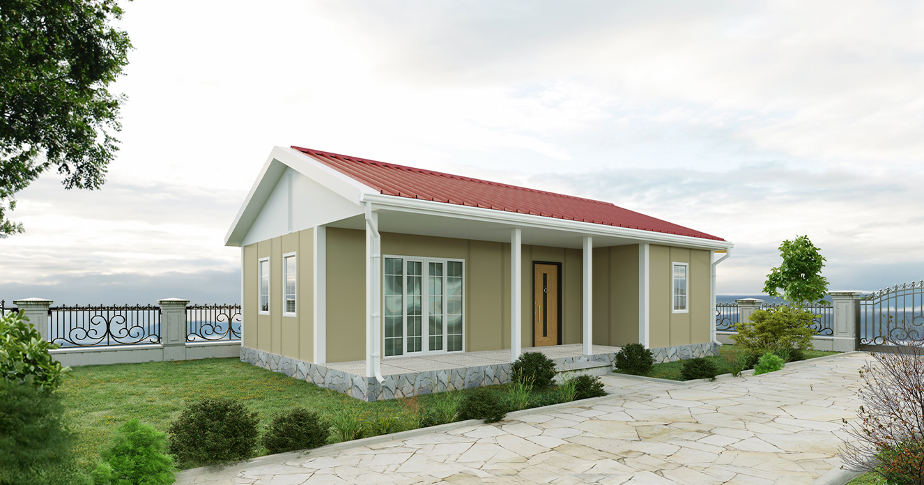 بيوت جاهزة - منازل جاهزة - مسبق الصنع - فولاذ