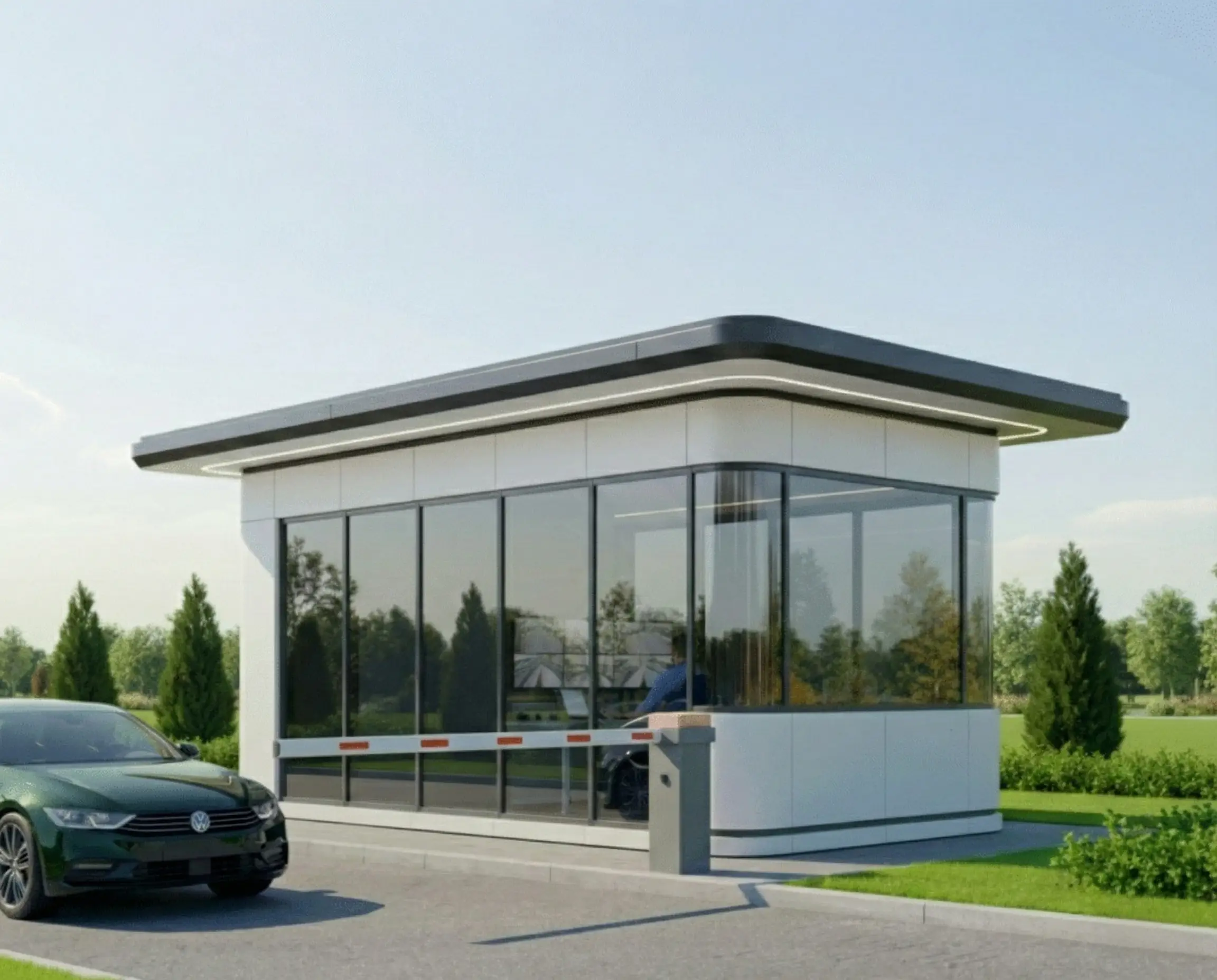 كابينات الحراسة الأمنية