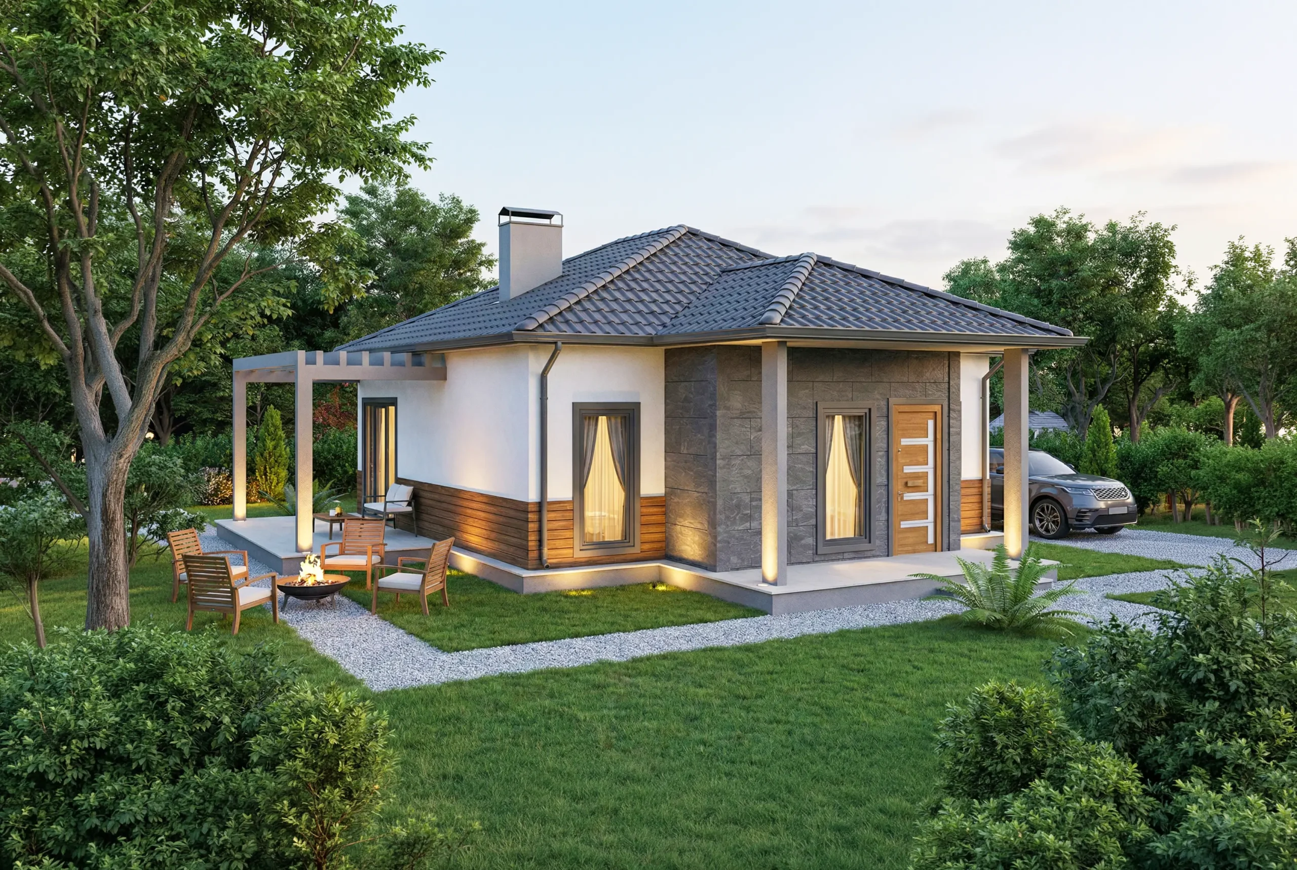 المنازل الفولاذية الخفيفة