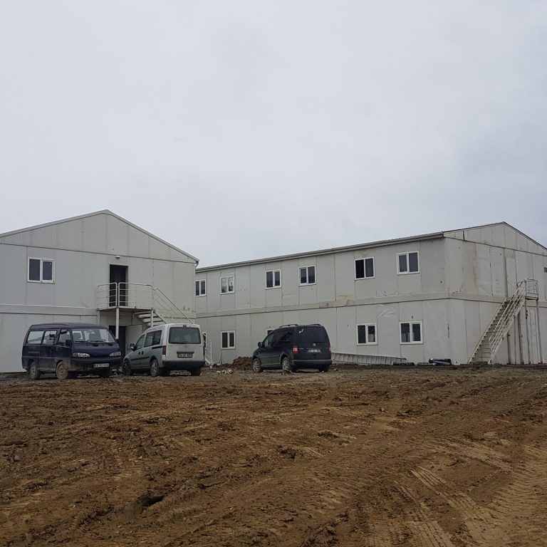 İBNİ HALDUN ÜNİ. PREFABRİK OFİS VE YEMEKHANE BİNASI. pramo prefabrik 1