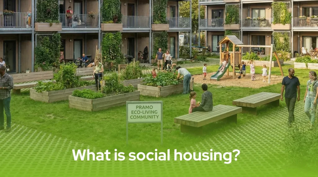 Modern residential complex demonstrating exactly what is social housing in the 21st century"