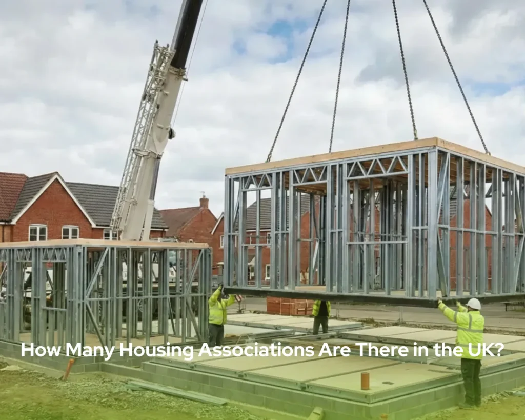 Modern modular housing developments managed by housing associations in the UK