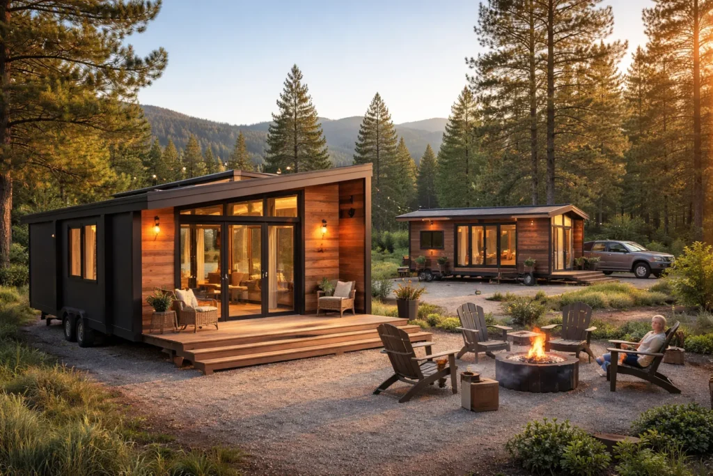 Pramo transportable homes during delivery; get a quote for your customized prefabricated homes today.