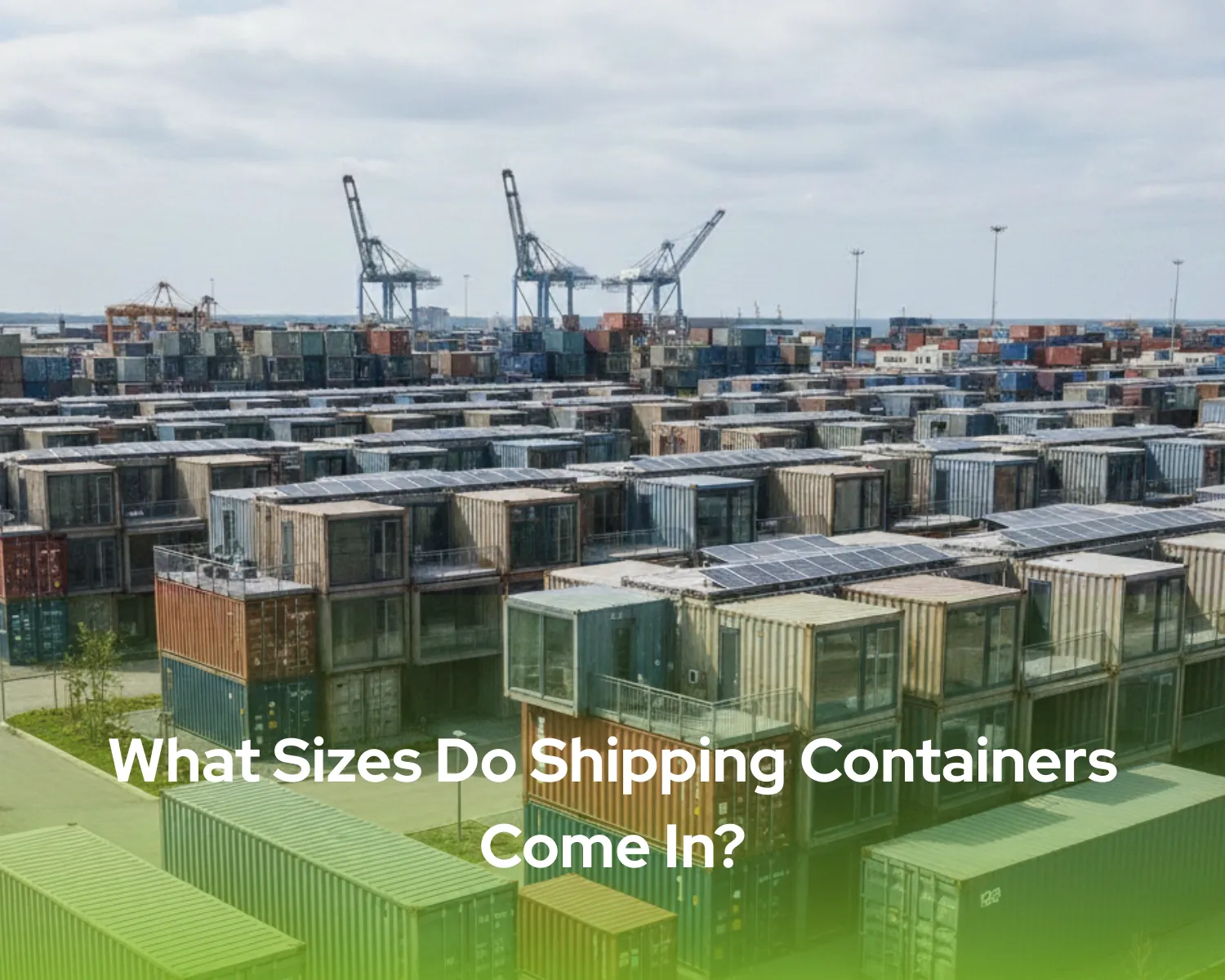 What Sizes Do Shipping Containers Come In? 2026 Guide