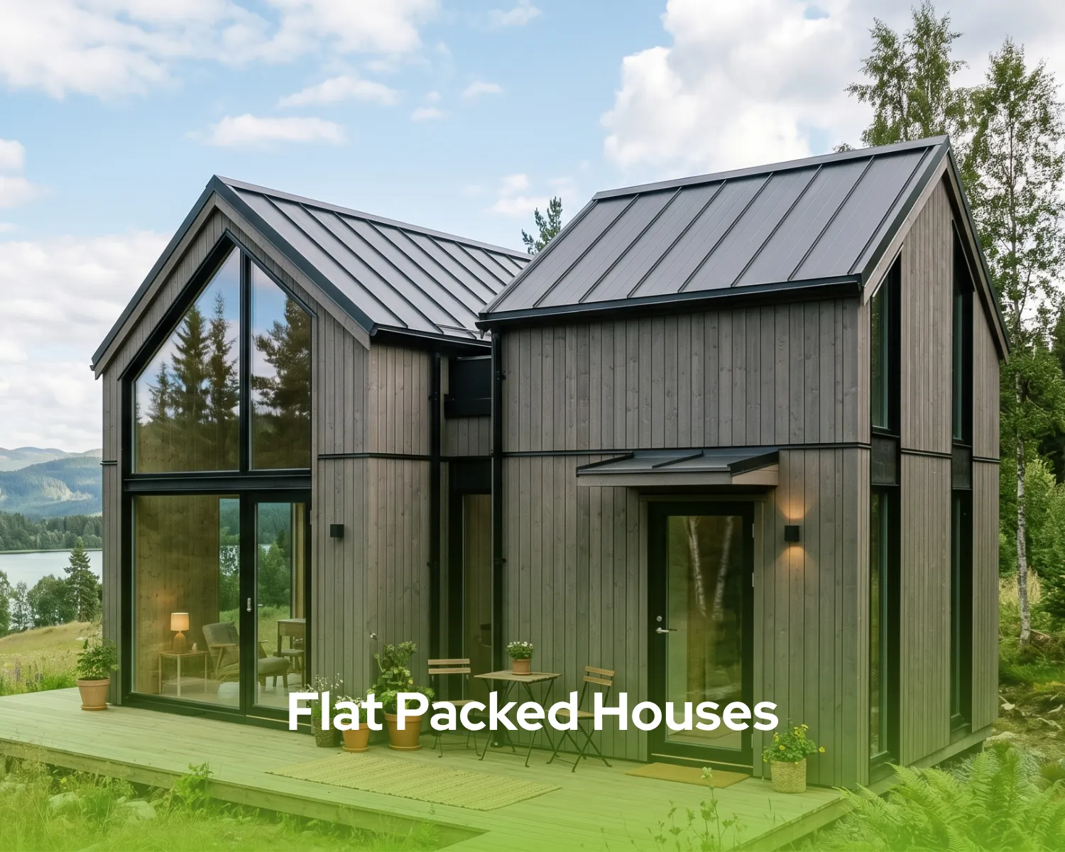 High-performance insulation panels in a flat packed houses facility; ensuring your prefab house is energy-efficient.