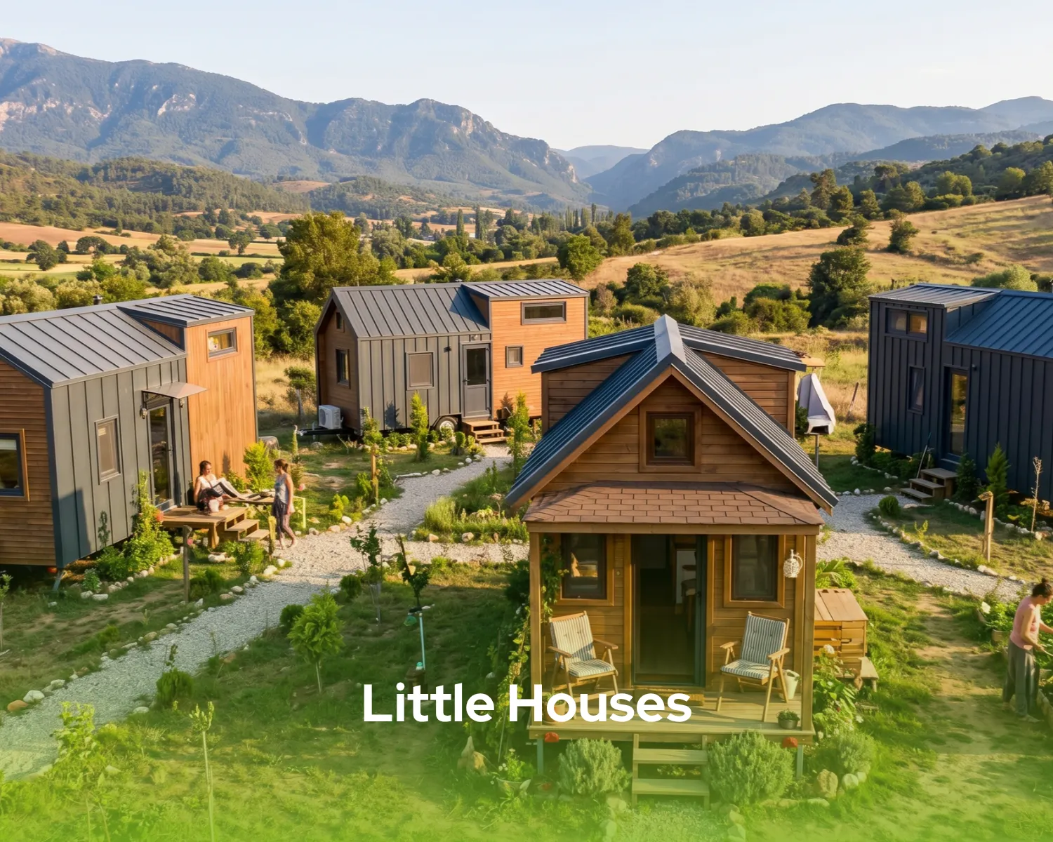 Eco-friendly little houses with solar panels; learn about our sustainable and off-grid modular options.