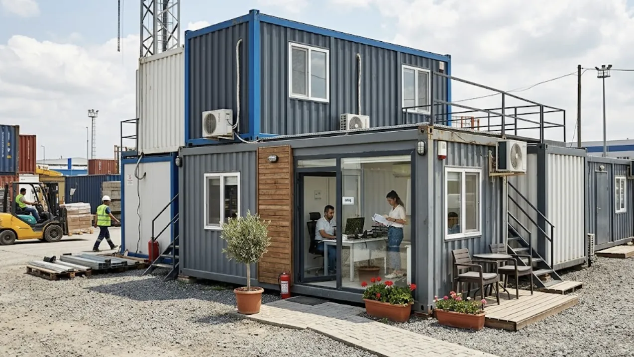 What is container office explained by Pramo for prefab workspaces.