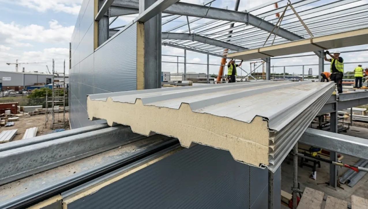 What is sandwich panel? Learn by Pramo for prefab workspaces.