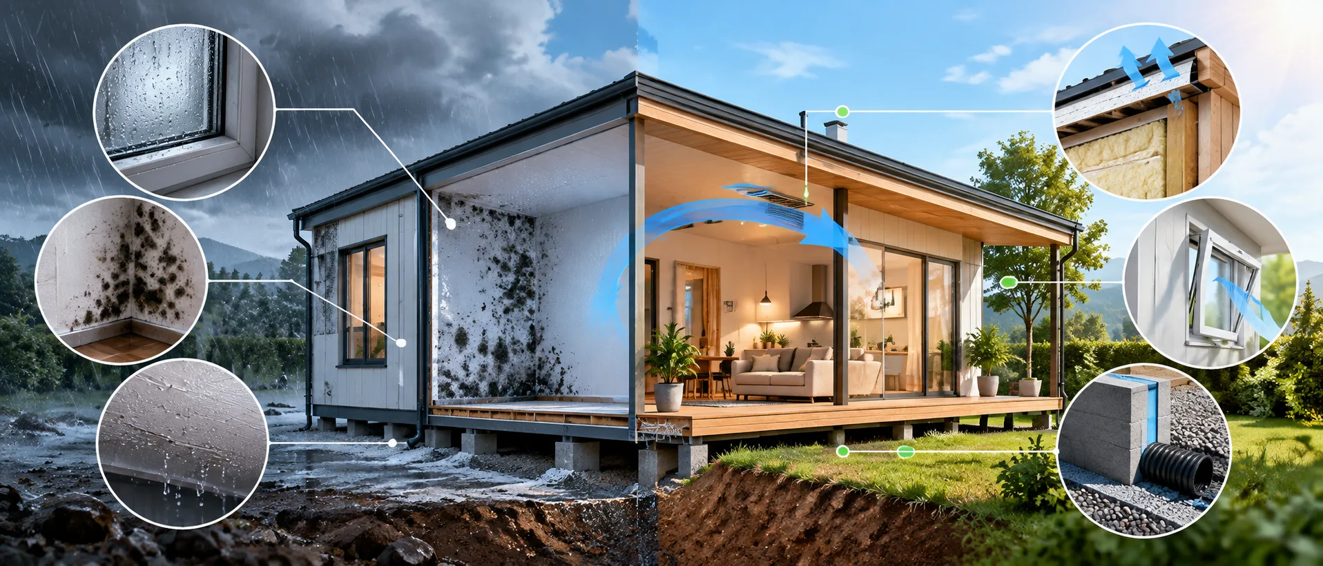 Cold-Climate Modular Buildings: Insulation, Thermal Bridges and Snow Loads